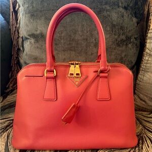 Prada Pink Leather Satchel